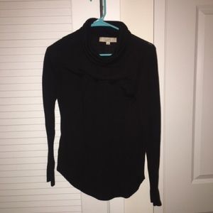 Loft Cowl Neck Cotton Shirt